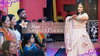 Bride Dance Performance on Sangeet for family | Ruchi Weds Rohit | RR