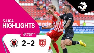 FC Viktoria Köln - Hallescher FC | Highlights 3. Liga 22/23