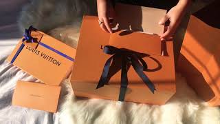 Unboxing Louis vuttion City Malle and Louis Vuitton Notebook Clemence Kabuki Review Limited LVSS18.