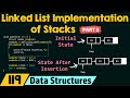 Linked List Implementation of Stacks (Part 2)