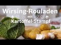 Wirsing-Rouladen mit Kartoffelstampf