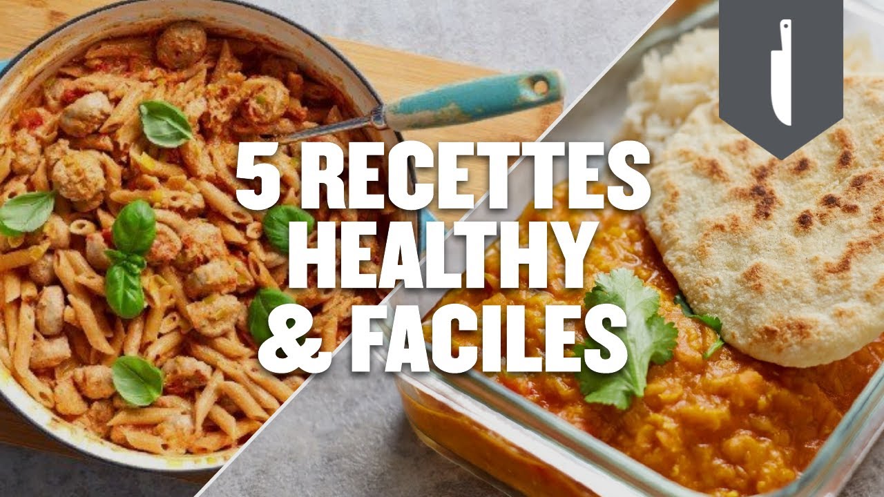 5 Recettes Healthy Rapides Et Faciles à Préparer - YouTube