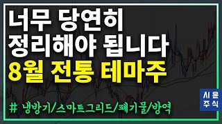 [주식기본] 너무나 당연히 테마주 정리되어 있어야 됩니다-8월 테마주정리 #시윤주식