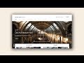 Web Design Speed Art #7 - Natural History Museum [Adobe XD]