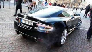 Aston Martin DBS sound and startup