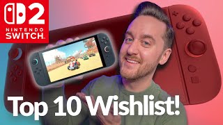 My Nintendo Switch 2 Wishlist: 10 Features I Would LOVE to See on Nintendo's Next Console!