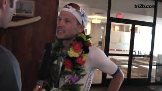 IRONMAN HAWAII 2016: Patrick Lange - 3. Platz - im Zielinterview