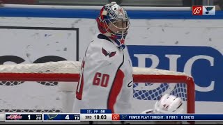 Zachary Fucale Makes a Great Save Without his Stick