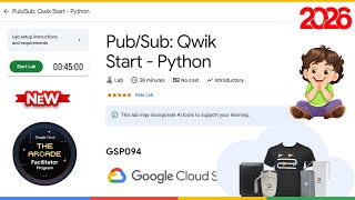 Pub/Sub: Qwik Start - Python | GSP094