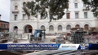 Savannah business owners angered over road closures near federal building renovation