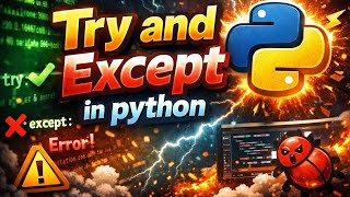 Master Try & Except in Python (Stop Crashing Your Code!) || Python Error Handling Made Easy