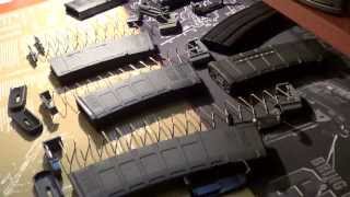 Magpul Pmag Comparison Gen2 vs Gen3, 20rd vs 30rd vs 40rd