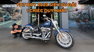 [Lộc Ma Bo] Báo giá và quay review xe motor Harley-Davidson Fat Boy 2023 ưu đãi 1 chiếc duy nhất