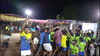 s.kavanoor winning kabbadi match dance