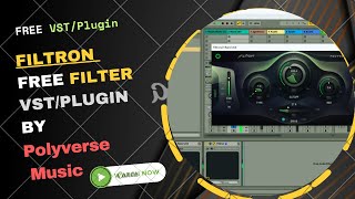 Filtron - FREE Filter VST/Plugin by Polyverse Music #Filtron #PolyverseMusic