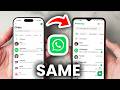 How To Use Same WhatsApp Account On Two Phones - Step By Step