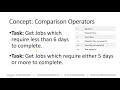 Comparison Operators in SQL Server (T-SQL) SSMS