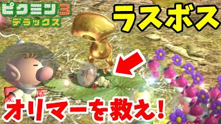 ピクミンとオリマー救出へ！ラスボスは本当に生物！？感動エンディング【ピクミン3DX】