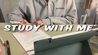 study with me) 과제와 시험이 몰아치는 종강 D-30.. 같이 공부해요 🌪️