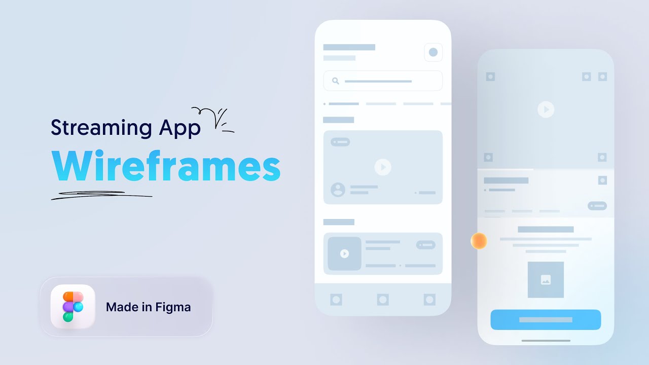 Design Wireframe In Figma For Streaming App | Low-Fidelity - YouTube