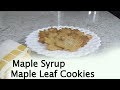 Maple Leaf Cookies - real Maple Syrup