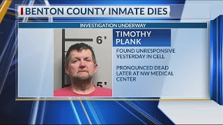 Benton County inmate found unresponsive