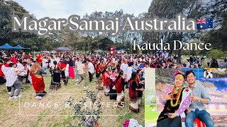 Muskuraudai Herne Unilai Raj Bahadur Gurung | Kauda Geet Dance by Magar Samaj Australia🇦🇺 Cheli haru