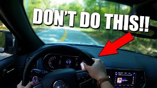 DON'T DO THIS WHILE USING PADDLE SHIFTERS!