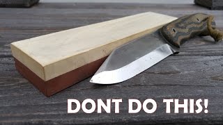 Sharpening - Ep.1 - STOP RUINING YOUR SCANDI KNIVES!
