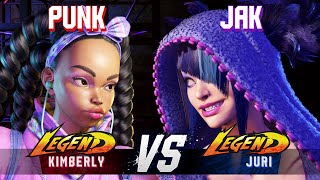 SF6 ▰ PUNK (Kimberly) vs JAK (Juri) ▰ High Level Gameplay