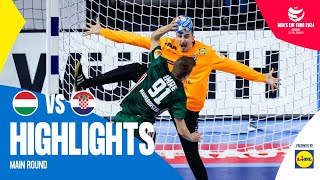 They are still alive! 😱 | Hungary vs. Croatia | Highlights | Men's EHF EURO 2024
