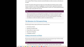Chapter 12: Section 7 Dangling and Misplaced Modifiers /Chapter 3 Section 9: Persuasive Essay