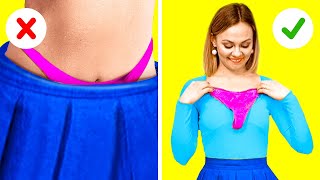 EASY CLOTHES HACKS TO LOOK GORGEOUS EVERY DAY || Smart DIY Ideas To Be Popular by 123 GO! Genius