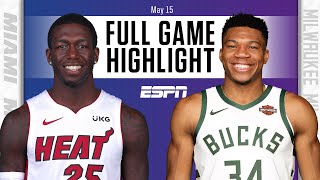 Miami Heat vs. Milwaukee Bucks | Full Game Highlights