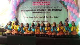 Tari Saman | Pentas Seni | Siswi Kelas 7 dan 8 | MTs. Attaqwa 24