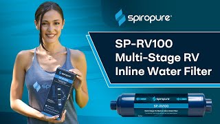 SpiroPure SP-RV100 RV Inline Water Filter