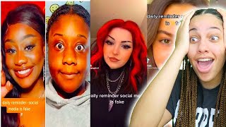 Daily Reminder Social Media Is Fake (Social Media Vs Reality) Reaction