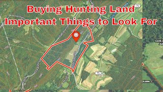 The Three Most Important Things to Consider When Buying Hunting Land