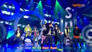 110806 Super Junior Super Man + Mr  Simple MC CB Stage