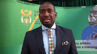 Deputy Minister of Higher Education and Training Buti Manamela sums up the Upington