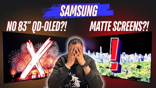 No 83” QD-OLED for 2025?! Samsung Doubles Down on Matte Screens!