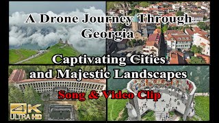 Drone Journey Through Georgia 🇬🇪:Captivating Cities and Majestic Landscapes.2024 Tbilisi Kutaisi..