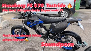 Der Sound ist nicht von dieser Welt!!! Husaberg FS570 Testfahrt