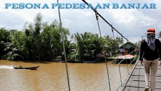 Suasana desa di kalimantan selatan ||aluh aluh kecil muara kabupaten banjar