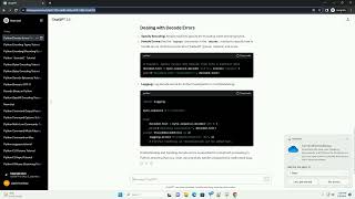 python decode errors