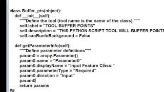 3) Python Tool Parameters