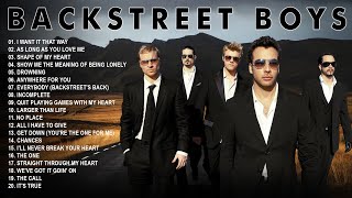 Backstreet Boys Greatest Hits - Best of Backstreet Boys Playlist with Lyrics