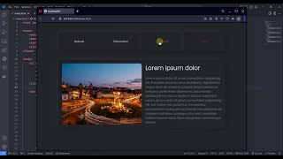 Create an Interactive Tab Navigation | HTML CSS JS Tutorial