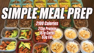 Easy Weight Loss Meal Prep | 24 Meals in 1 Hour | $4 Per Meal | 2100 Calorie Meal Plan