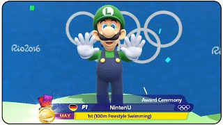 Mario & Sonic at the Rio 2016 Olympic Games (Wii U) - Swimming Level : MAX